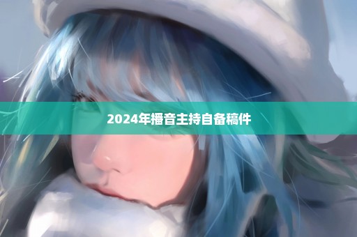 2024年播音主持自备稿件