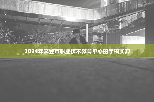 2024年文登市职业技术教育中心的学校实力