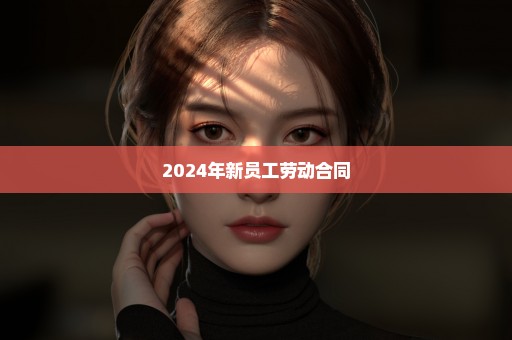 2024年新员工劳动合同