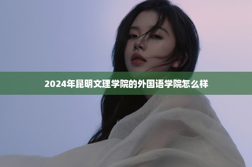 2024年昆明文理学院的外国语学院怎么样