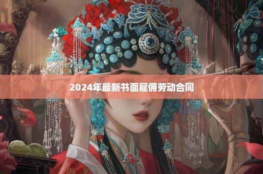 2024年最新书面雇佣劳动合同