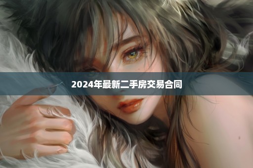 2024年最新二手房交易合同