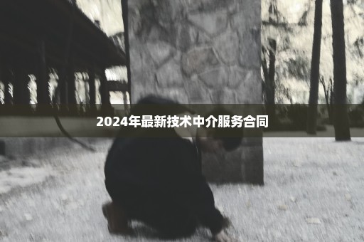 2024年最新技术中介服务合同