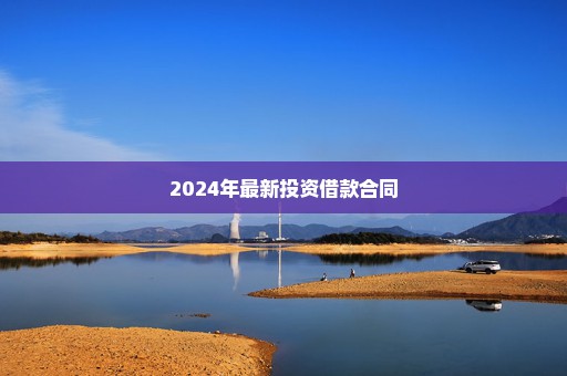 2024年最新投资借款合同