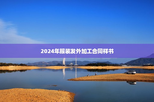 2024年服装发外加工合同样书