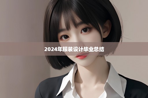 2024年服装设计毕业总结