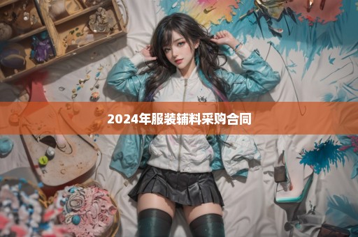 2024年服装辅料采购合同