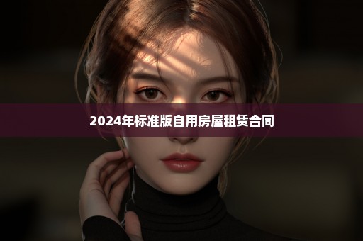 2024年标准版自用房屋租赁合同