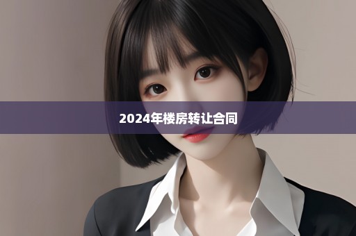 2024年楼房转让合同