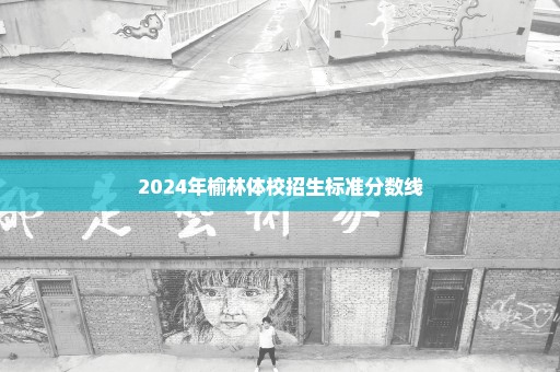 2024年榆林体校招生标准分数线