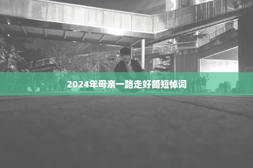 2024年母亲一路走好简短悼词