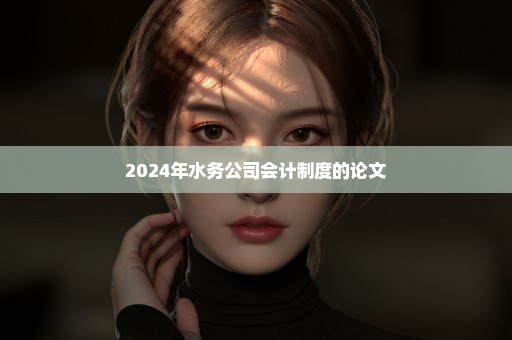 2024年水务公司会计制度的论文