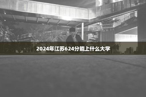 2024年江苏624分能上什么大学