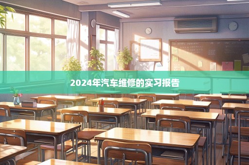 2024年汽车维修的实习报告