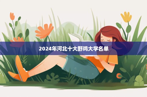 2024年河北十大野鸡大学名单