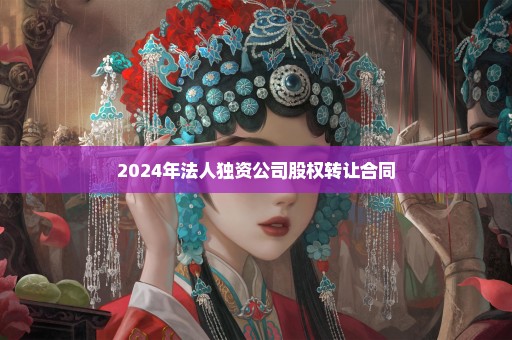 2024年法人独资公司股权转让合同