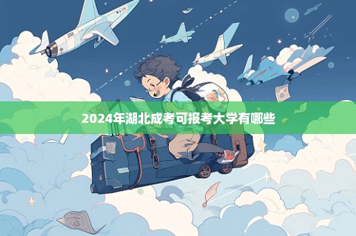 2024年湖北成考可报考大学有哪些