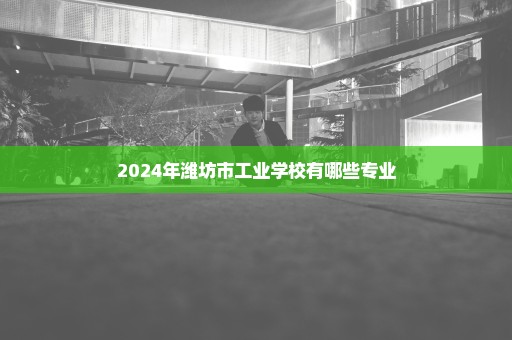 2024年潍坊市工业学校有哪些专业