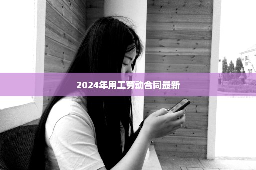 2024年用工劳动合同最新