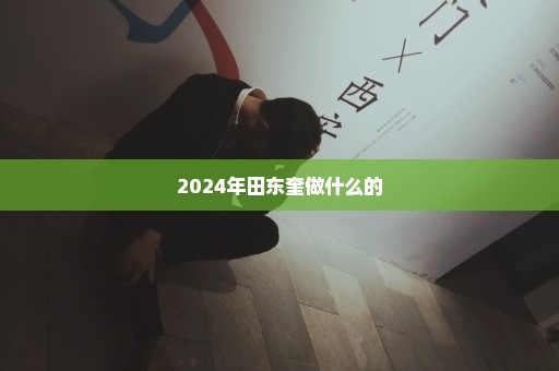 2024年田东奎做什么的