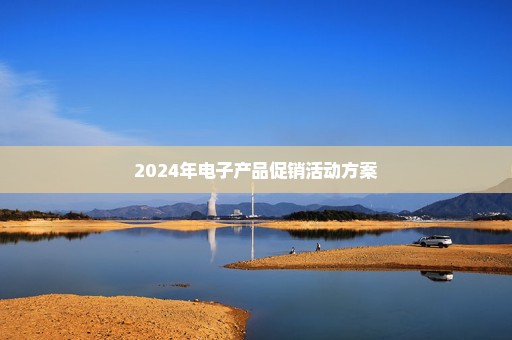 2024年电子产品促销活动方案