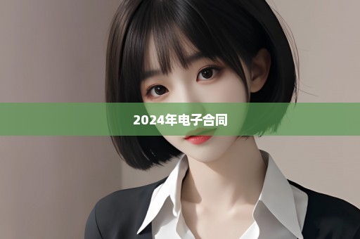 2024年电子合同