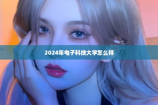 2024年电子科技大学怎么样