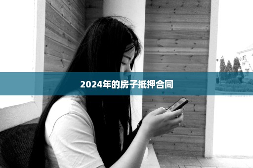 2024年的房子抵押合同