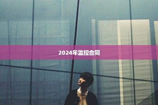 2024年监控合同