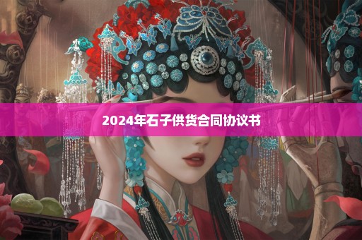 2024年石子供货合同协议书