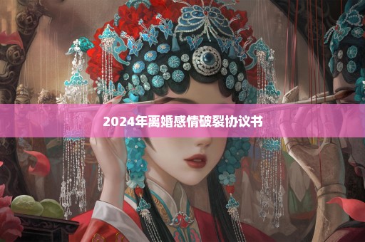 2024年离婚感情破裂协议书