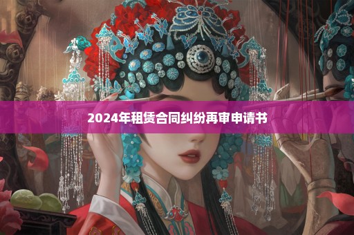 2024年租赁合同纠纷再审申请书