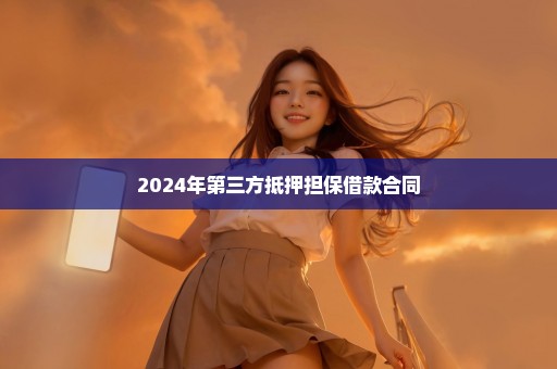 2024年第三方抵押担保借款合同