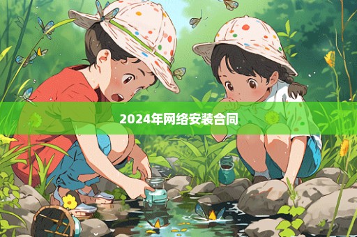 2024年网络安装合同