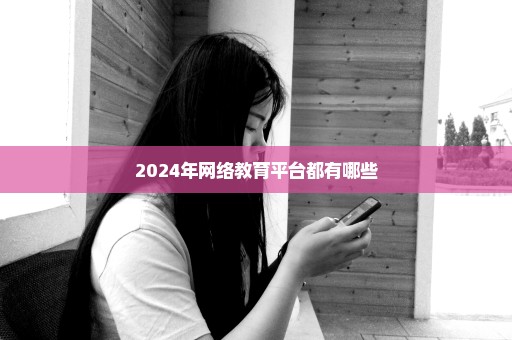 2024年网络教育平台都有哪些