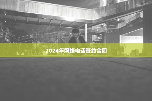 2024年网络电话签约合同