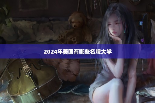 2024年美国有哪些名牌大学