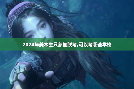 2024年美术生只参加联考,可以考哪些学校