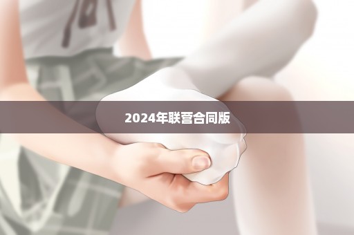 2024年联营合同版