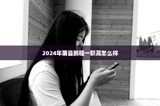 2024年萧县鹏程一职高怎么样