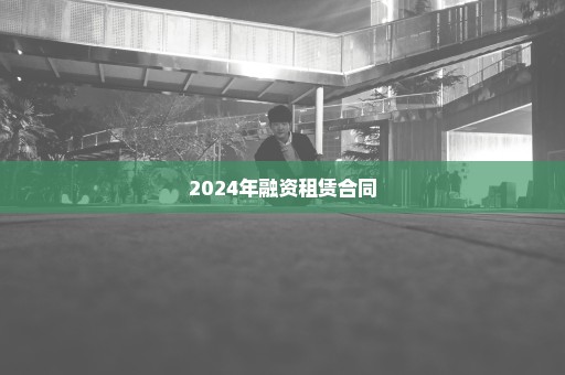 2024年融资租赁合同