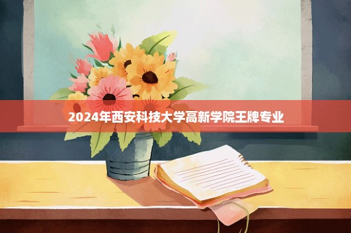 2024年西安科技大学高新学院王牌专业