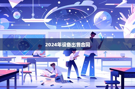 2024年设备出售合同