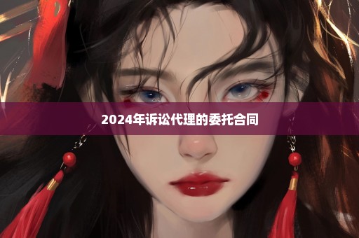 2024年诉讼代理的委托合同