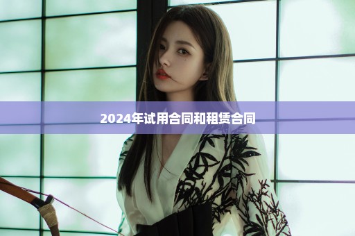 2024年试用合同和租赁合同