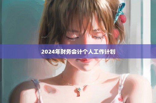 2024年财务会计个人工作计划