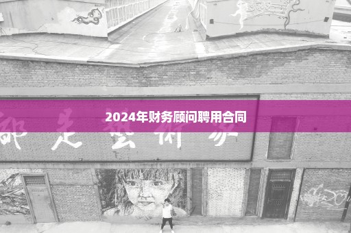 2024年财务顾问聘用合同