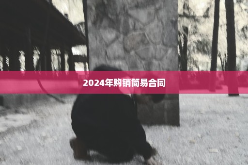 2024年购销简易合同