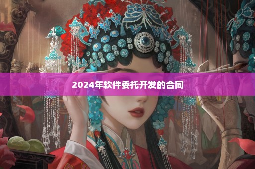 2024年软件委托开发的合同