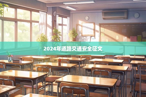 2024年道路交通安全征文